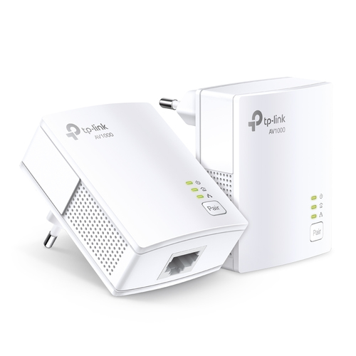 TP-Link TL-PA7017 KIT, 1000 Mbit/s, IEEE 802.3, IEEE 802.3ab, IEEE 802.3u, Type F, Gigabit Ethernet, 10,100,1000 Mbit/s, HomePlug AV2
